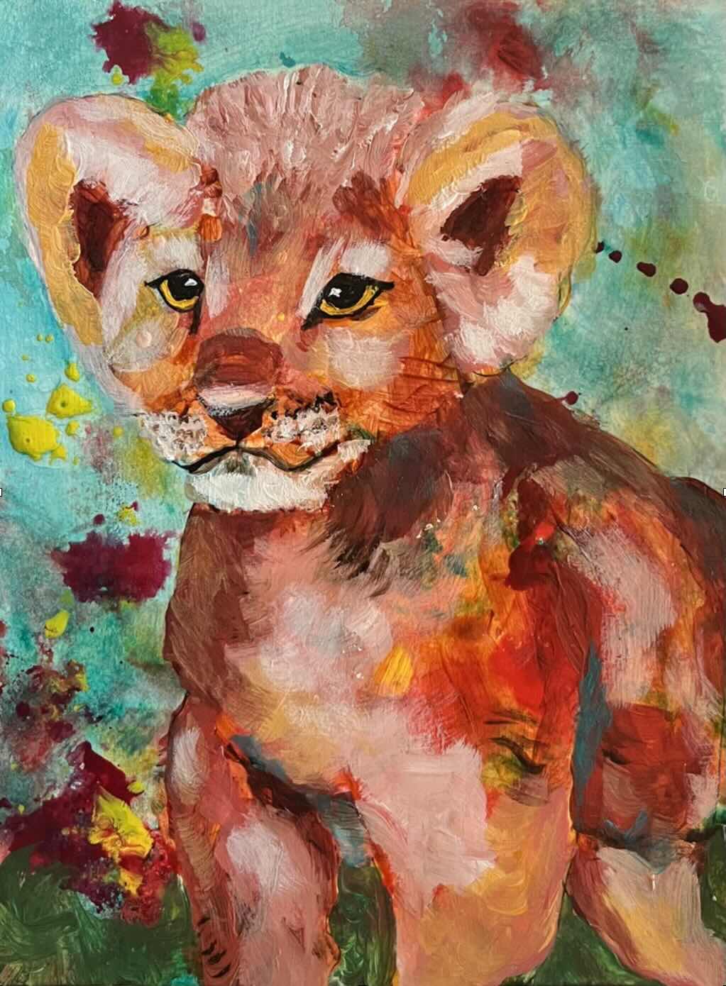 "Looking for Trouble" - Oil Painting (SOLD)