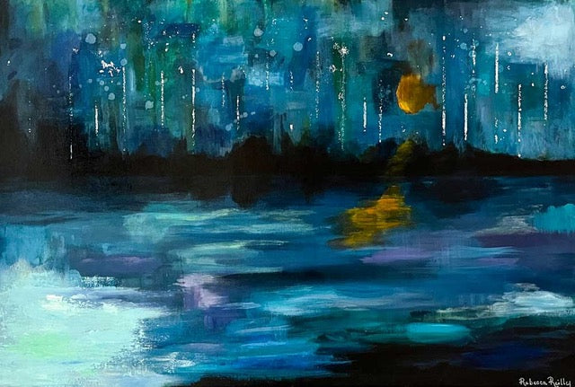 "Blue Magic" - Oil Painting (36"x24")