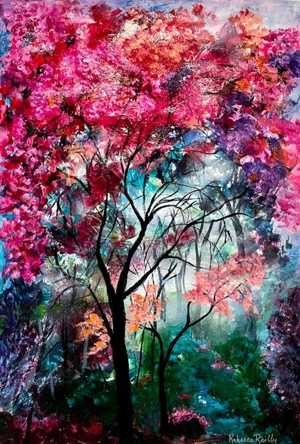"Woods of Color and Magic" - Oil Painting (24"x32")