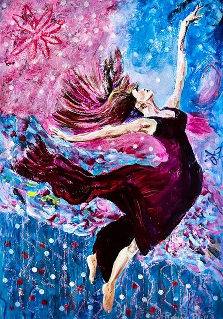 "Dance Across the Rainbow" - Oil Painting (24"x32")