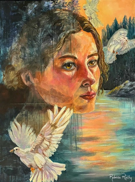 "Journey to Peace" - Oil Painting (18"x24")