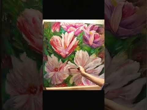 "Flourish" - Oil Painting (36"x36")