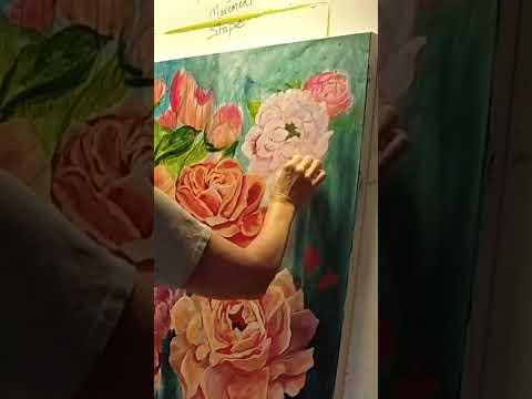 "Take Time To Delight" - Oil Painting (36"x36")